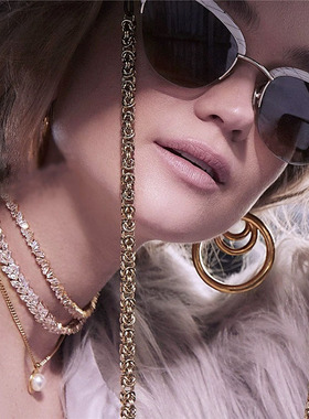 项链碎钻重工质感抽拉可调小众