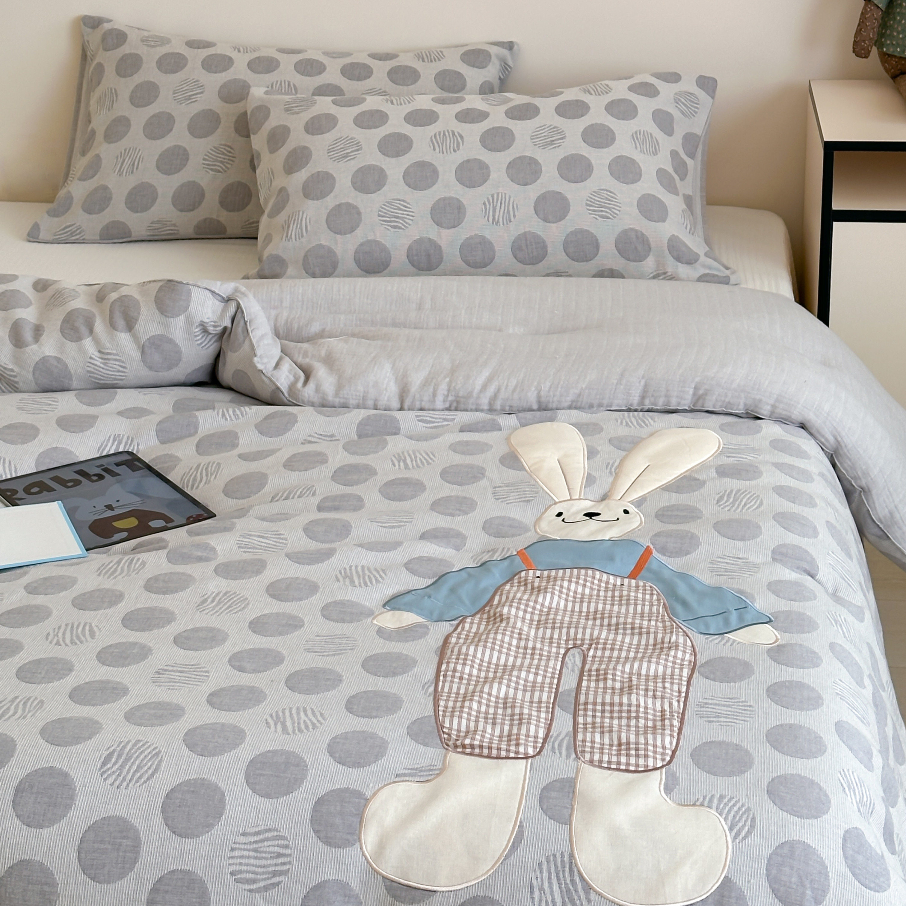 卡通可爱贴布绣全棉双层纱春秋被四季被秋冬加厚保暖单人被芯冬被,淘宝优惠券,粉丝福利购,淘宝优惠卷