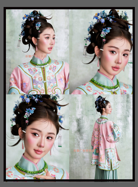 新品日常妆挂画新娘海报彩妆造型装饰画化妆学校教师壁画妆容造型