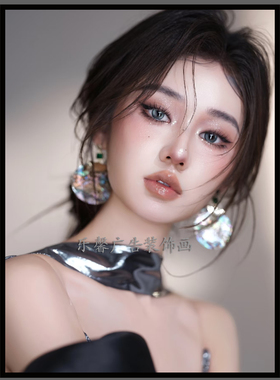 化妆装饰画彩妆学校挂画房间教室