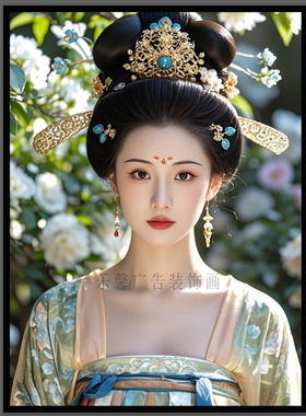 化妆装饰画彩妆学校挂画房间教室