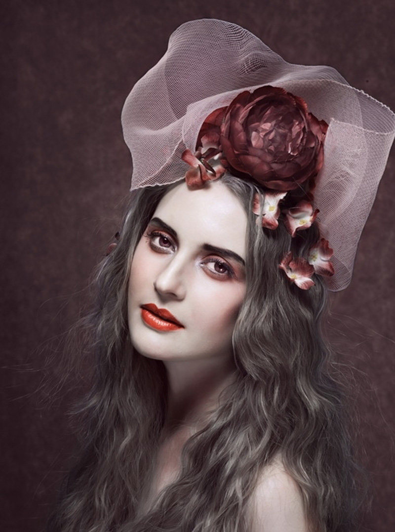 化妆学校工作室时尚彩妆浓妆造型装饰画 酒吧另类艺术创意妆面