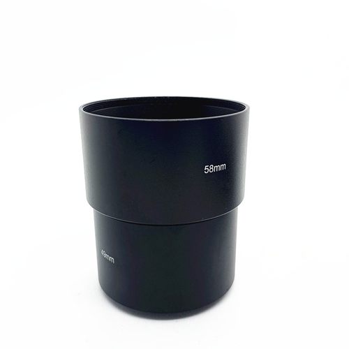 金属中长焦遮光罩 适合佳能尼康索尼镜头49/52/55/58/62/67/72/77 - 图2