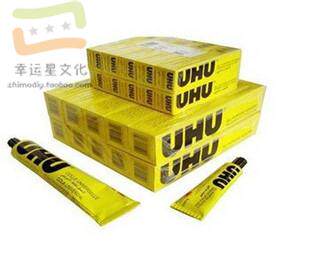 DIY手工速干胶水 德国UHU模型高粘合无痕胶水 33ml 3d纸模型 - 图0