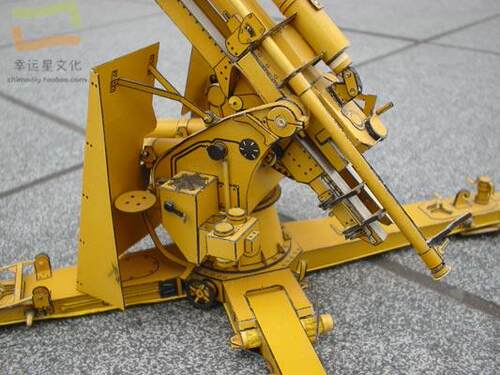 二战德军88mm高炮军模3d纸模型DIY手工手工纸模 - 图3