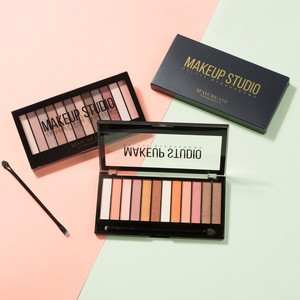 哑光裸妆大地色眼影盘