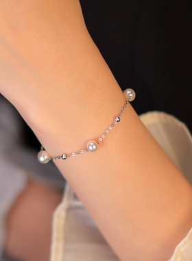 合集/简约设计进口施家珍珠手链纯手工制作匠心工艺可调节叠戴