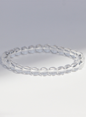 《冰糖》巴西天然白水晶手串水晶之王能量手链礼物女好运祝福