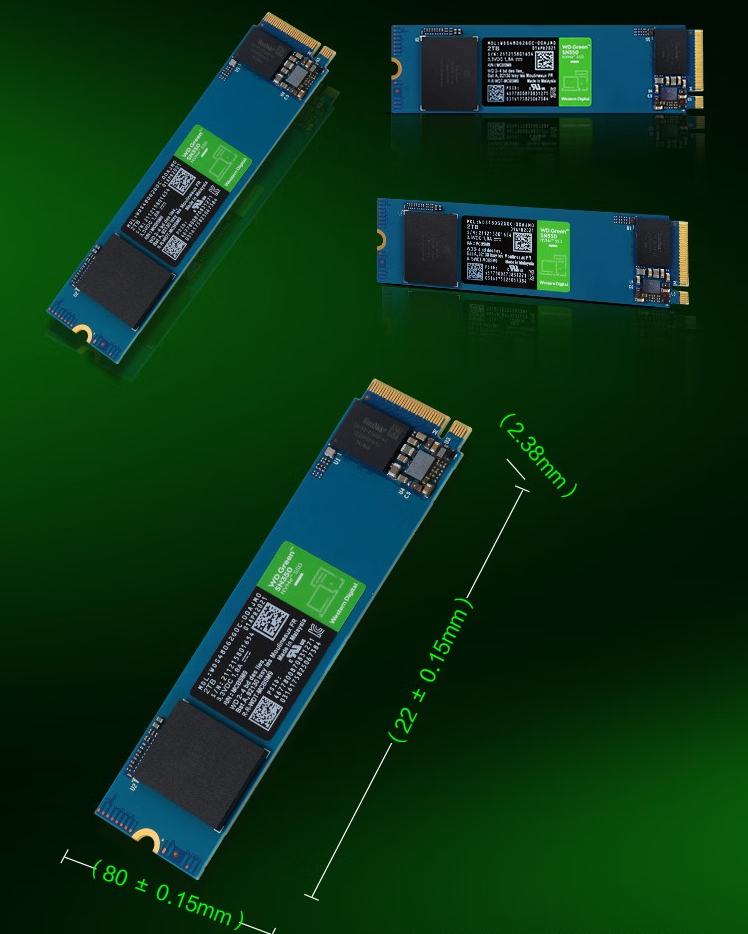 WD/西部数据SN350 NVME M.2 500G1TBSSD固态硬盘台式机笔记本硬盘 - 图1