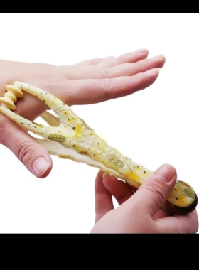 木质手指按摩器 硅胶滚轮式手指关节按摩棒 夹手指经络手部按摩器