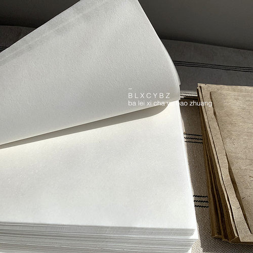 通用18*18cm白棉棉纸 卷艾条纸 饼茶内棉包茶棉纸 - 图3