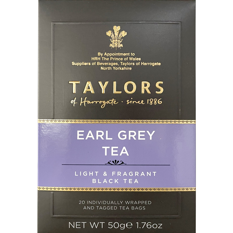 英国原装进口泰勒TAYLORS皇家伯爵红茶20包茶包烘培奶茶 - 图3