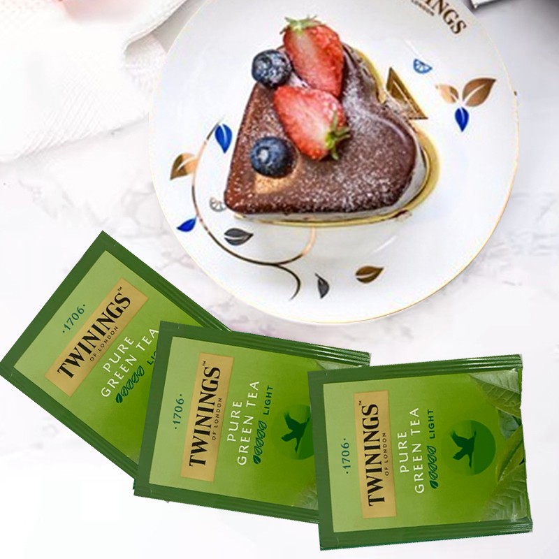 Twinings川宁茶 绿茶100包英式进口茶叶袋泡茶绿茶包办公茶饮