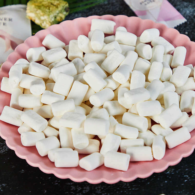 十味町低甜度白色棉花糖牛扎糖材料diy 烘焙做奶枣雪花酥原料500,淘宝优惠券,粉丝福利购,淘宝优惠卷