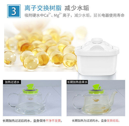 通用QC1651A/1371 MT-3(1731CB)/QF1570-K50过滤净水壶滤芯 - 图1