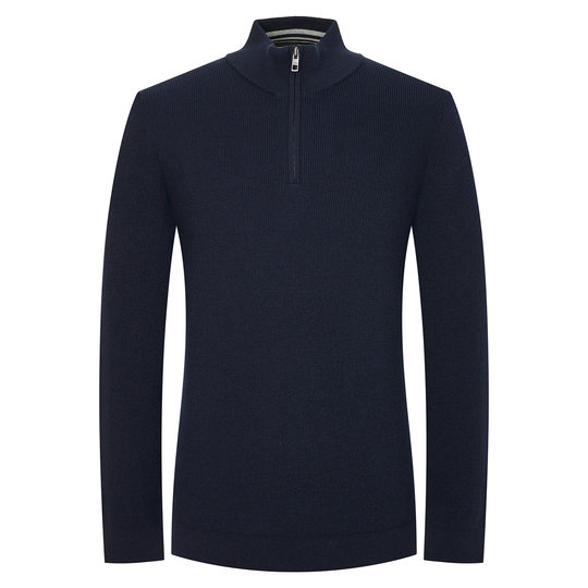 【半高领拉链】报喜鸟秋季新款男士商务休闲长袖羊毛衫内搭毛衣男