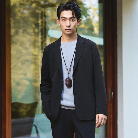 【可运动西服】报喜鸟秋季男士商务休闲西装弹力便西上衣外套男