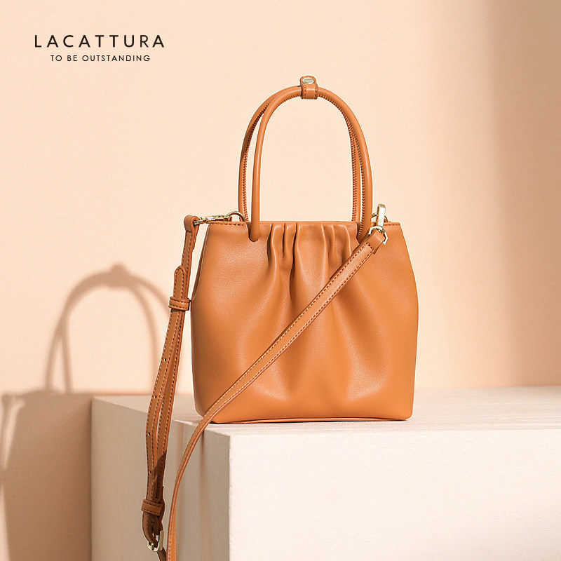 女2020新款潮软皮百搭ins小包包 cattura缇纳女士包袋