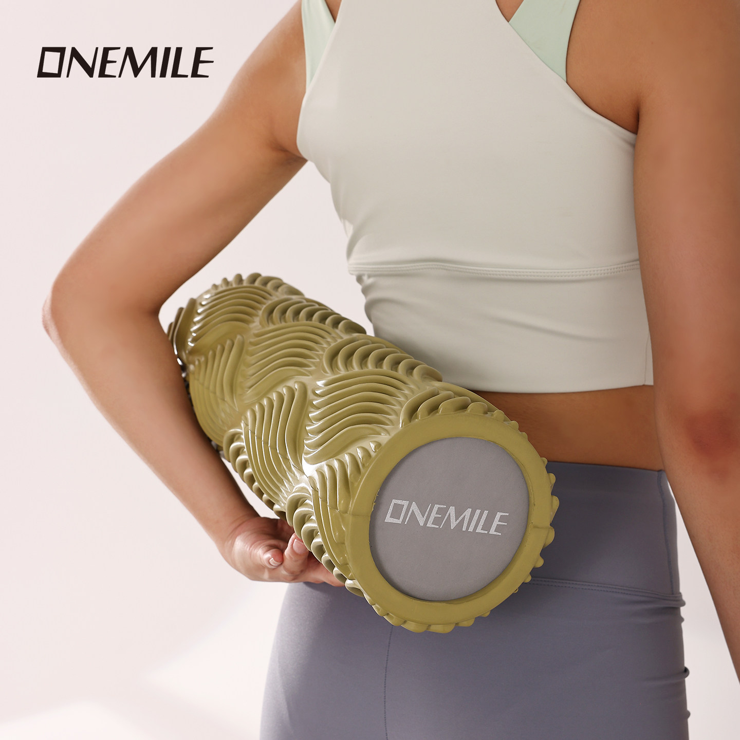 ONEMILE实心泡沫轴狼牙瘦腿按摩加硬健身器材肌肉放松瑜伽柱滚轴,淘宝优惠券,粉丝福利购,淘宝优惠卷