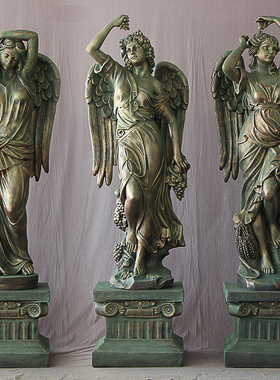 音乐人摆件装饰欧式玻璃钢雕像