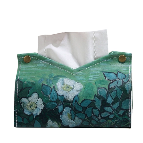 Бумажная коробка Ins Retro Paper Box Home Creative Leather Student Dormitory Office Desktop Box