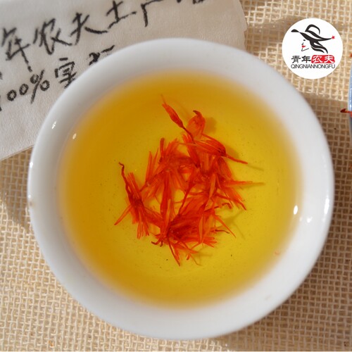 新疆红花特级药用泡茶泡酒泡脚泡澡草红花250克产地正品发货包邮 - 图1