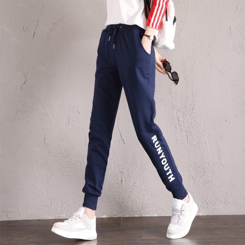 秋季2020新款潮宽松束脚休闲运动裤 瑶萍安休闲裤