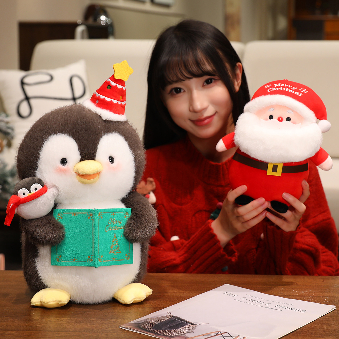 星愿圣诞老人公仔儿童毛绒玩具玩偶圣诞树姜饼人男女生圣诞节礼物,淘宝优惠券,粉丝福利购,淘宝优惠卷