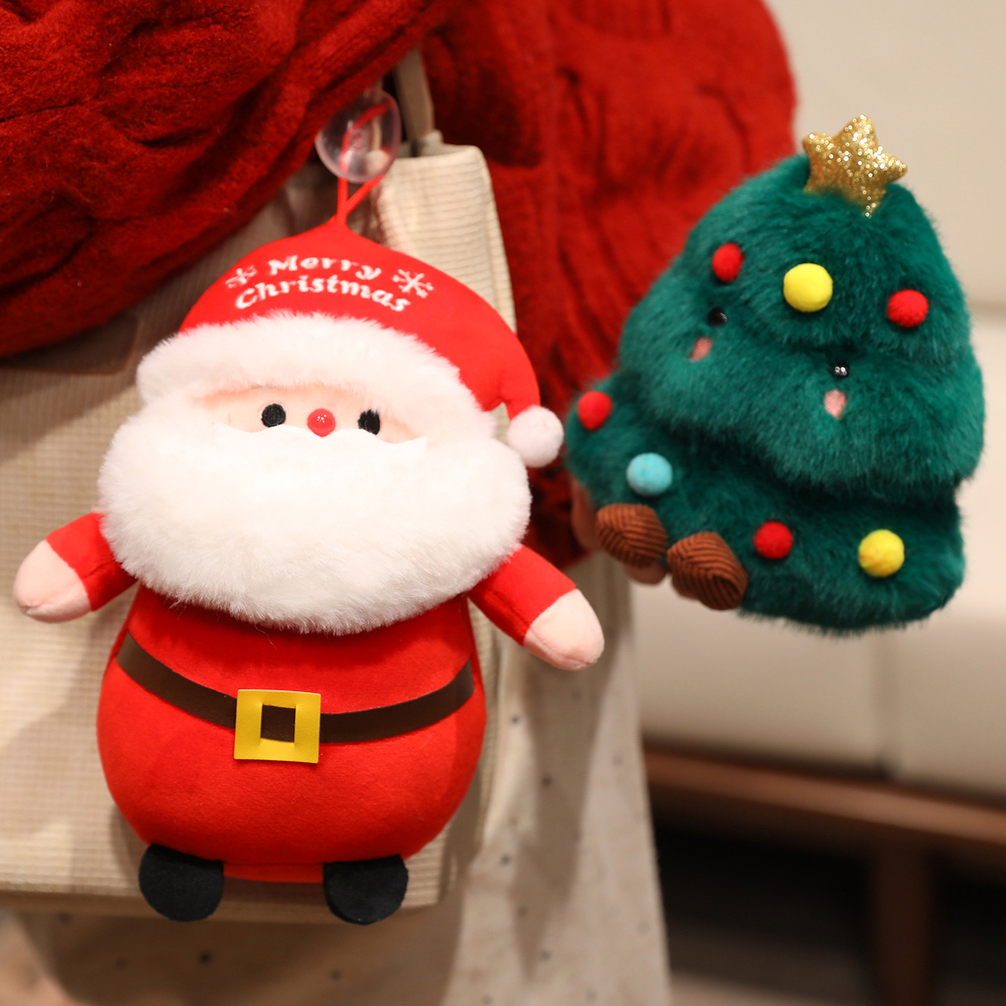 星愿圣诞老人公仔儿童毛绒玩具玩偶圣诞树姜饼人男女生圣诞节礼物,淘宝优惠券,粉丝福利购,淘宝优惠卷