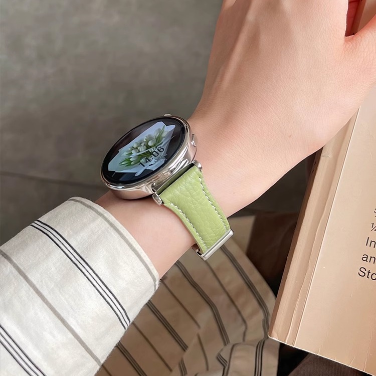 适用华为手表GT6表带女新款gt5/4真皮皮质gt3智能手表带watch5/4/3pro磁吸gt2高级pro时尚女款夏季41mm女士男 - 图0