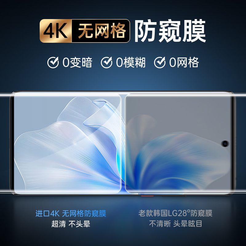 【正版4K防窥】圣铂适用vivos18手机膜s18pro防窥膜s17钢化水凝膜s16新款vivo全屏覆盖vivis保护贴膜曲面曲屏 - 图1