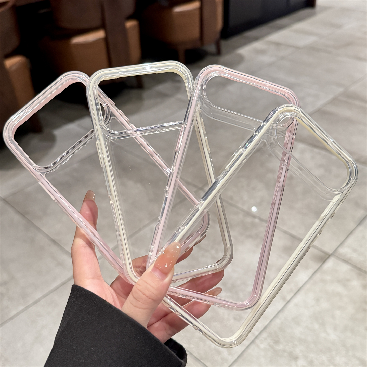 适用苹果17promax手机壳新款iphone17粉色超薄air高级感16pro全包防摔15透明14pro秋冬13小众pm硅胶女款ins风 - 图3