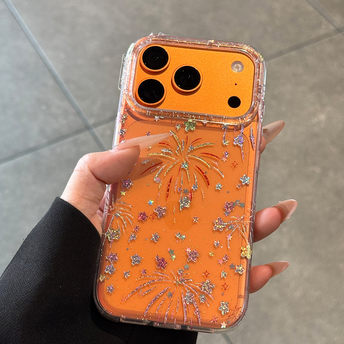 适用苹果17手机壳新款iPhone17promax星星烟花17pro高级感16的全包镜头防摔15女款14pm新年保护套好看透明por,淘宝优惠券,粉丝福利购,淘宝优惠卷