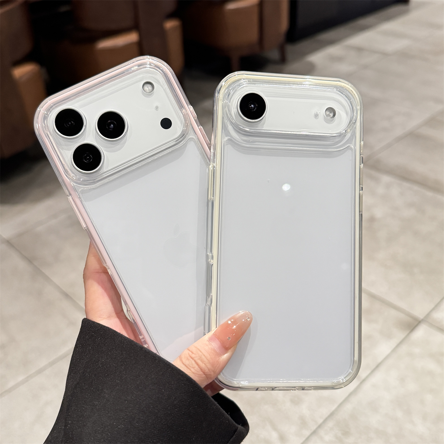 适用苹果17promax手机壳新款iphone17粉色超薄air高级感16pro全包防摔15透明14pro秋冬13小众pm硅胶女款ins风 - 图0