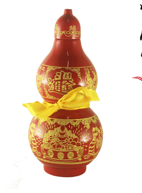 开口客厅摆件文王招财进宝桃木