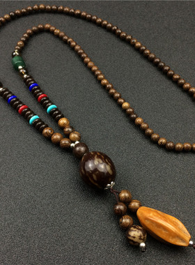 男女个性气质佛珠项链