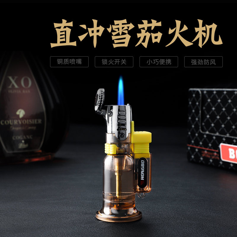 HB-012直冲小喷枪创意小焊枪打火机跨境lighter - 图0