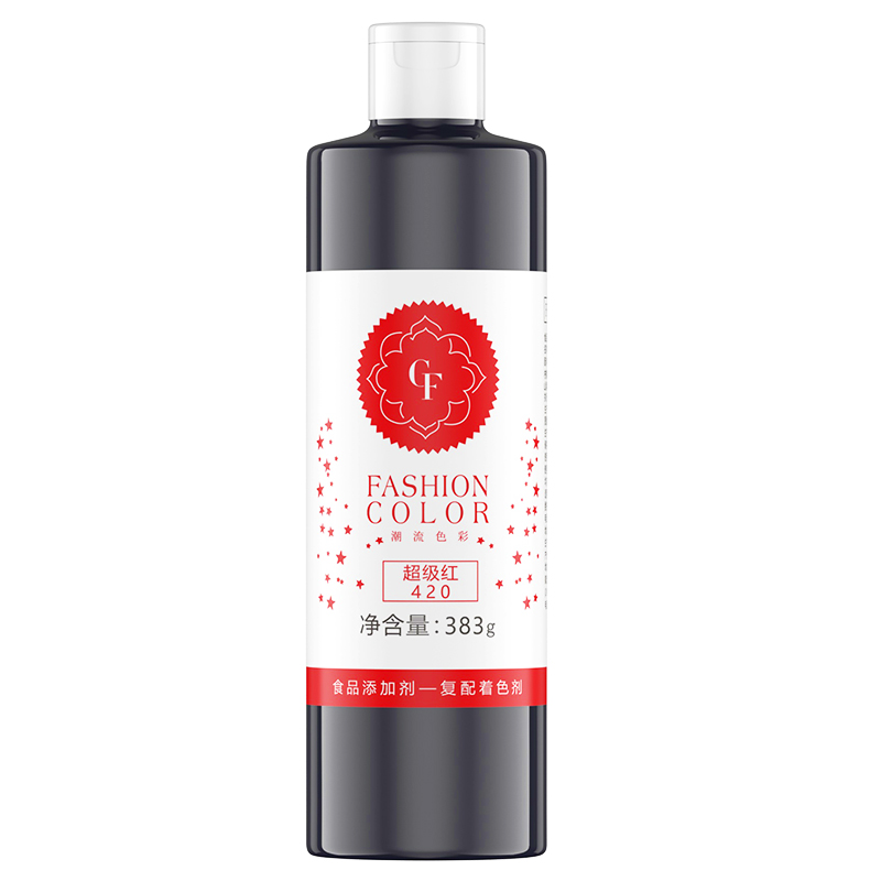 ac色素Americolor烘焙食品级可食用奶油蛋糕裱花翻糖红黑金白色fc