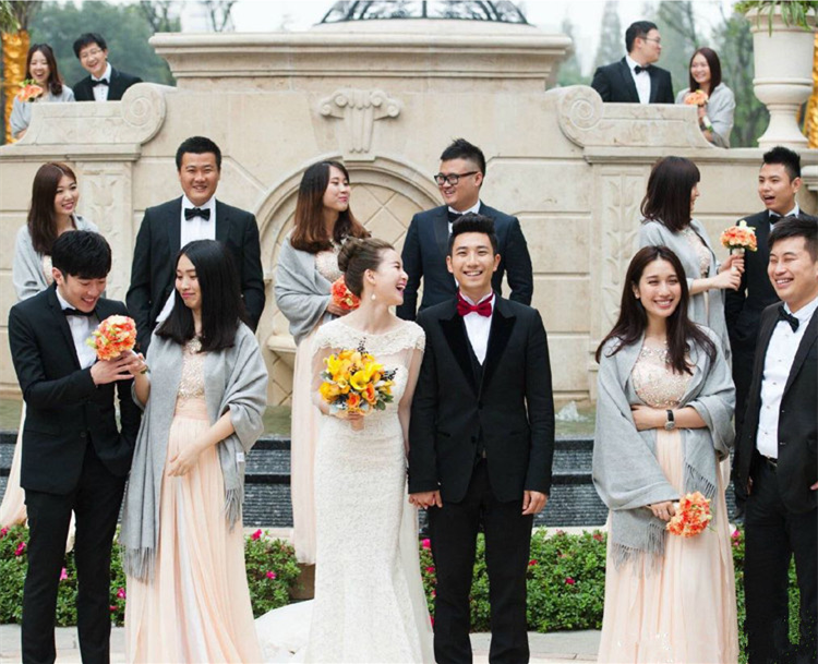 新娘大红婚纱披肩姐妹伴娘灰色礼服披肩围巾两用秋冬厚款纯色长款,淘宝优惠券,粉丝福利购,淘宝优惠卷