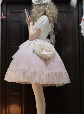 裙撑Lolita洛丽塔云朵棉花糖暴力鱼骨撑打底南瓜裤jk撑超值三件套