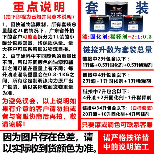 汽车油漆金属防锈漆挖掘机铁门翻新货车车厢喷漆防腐解放蓝工程黄 - 图1