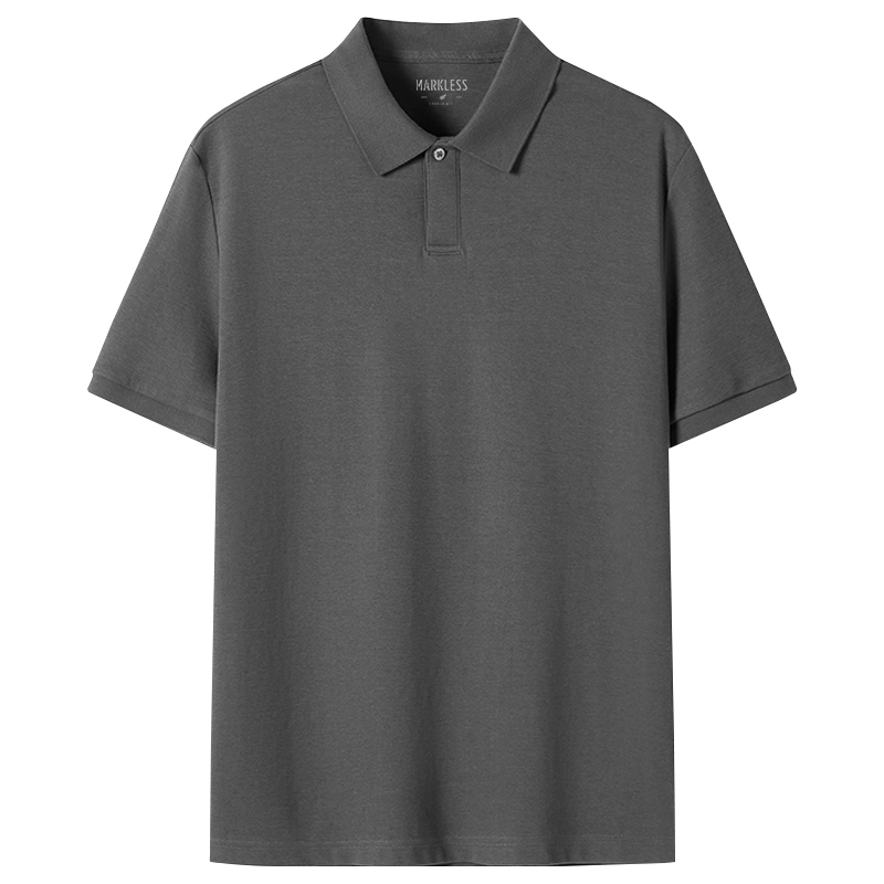 Markless透气肌理感polo衫男士短袖 夏季商务休闲翻领纯色简约T恤 - 图3