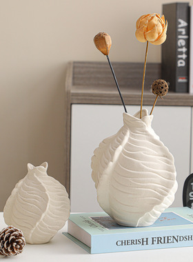 北欧ins陶瓷花瓶简约插花花瓶家居客厅装饰摆件创意花瓶