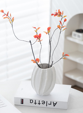 亚马逊陶瓷花瓶插花干花假花桌面玄关客厅家居装饰品青花瓷