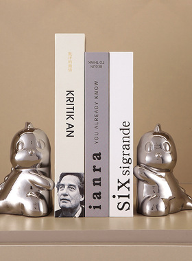 创意简约小恐龙书档家居室内摆件电视柜体书柜客厅玄关桌面装饰品