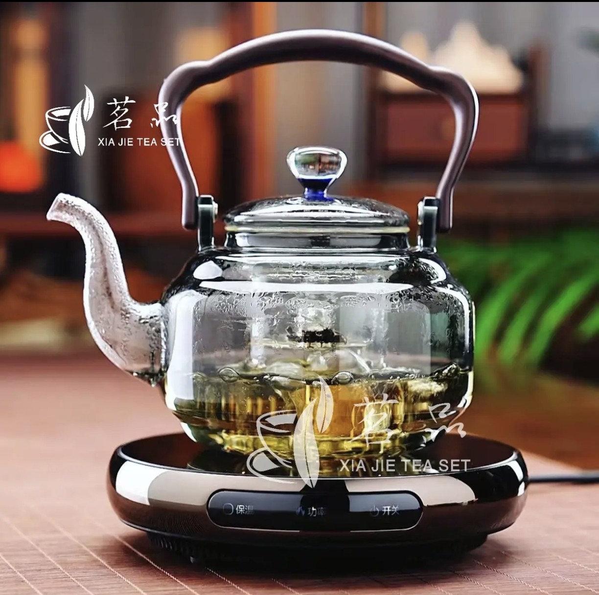 2025新款茗凤祥X1电陶炉煮茶器家用多功能超薄小型玻璃烧水壶茶具,淘宝优惠券,粉丝福利购,淘宝优惠卷