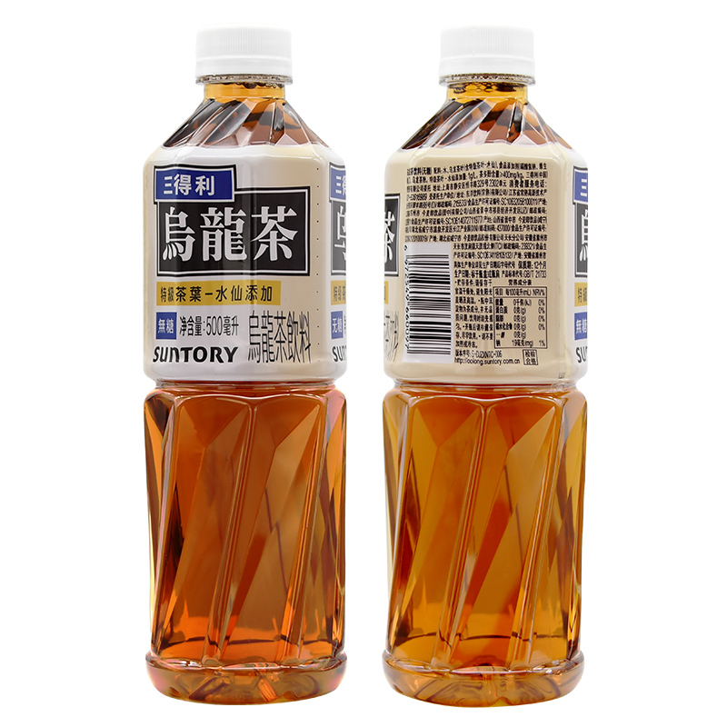 三得利乌龙茶0糖0脂500ml*15瓶整箱无糖茶饮料咖啡奶茶搭配伴侣 - 图2