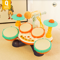 Playboy racks childrens toys 1-3-year-old baby beats drums instrumental young boy jazz drum young boy birthday present
