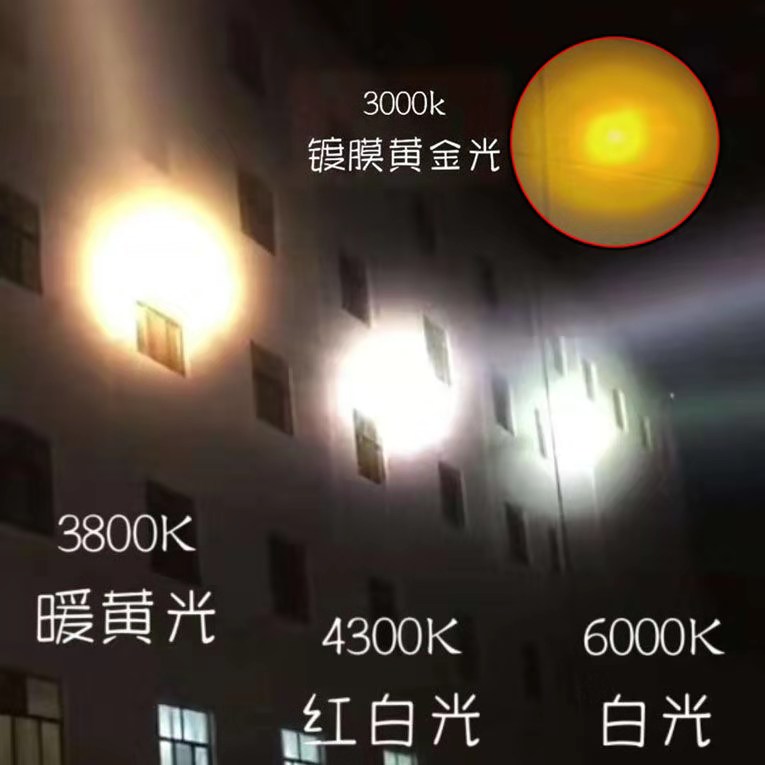 顶点H3疝气灯灯泡头灯夜钓灯钓鱼灯专用黑坑大功率暖黄光氙气大灯