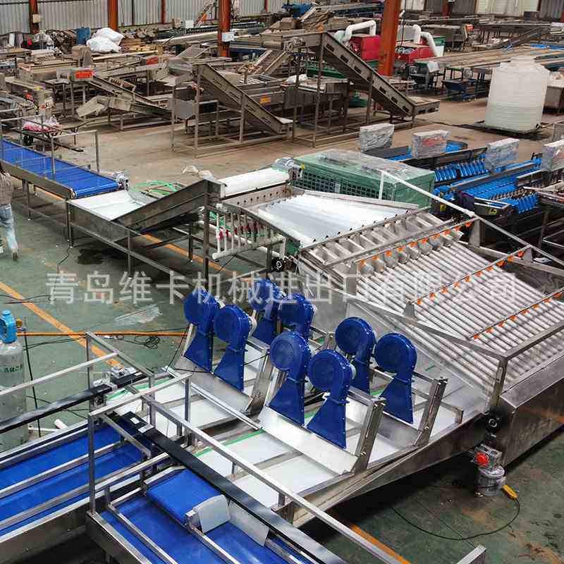 大型樱桃车厘子预冷清洗分拣流水线 分级精确 预冷处理 产能大,淘宝优惠券,粉丝福利购,淘宝优惠卷